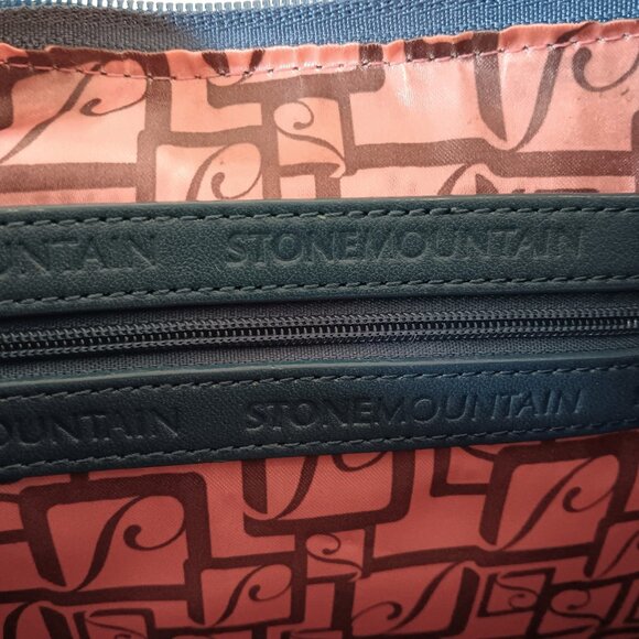 LIKE NEW 💥 STONE MOUNTAIN TEAL BLUE HOBO SHOULDER BAG 💥 BEAUTIFUL! - Picture 13 of 15